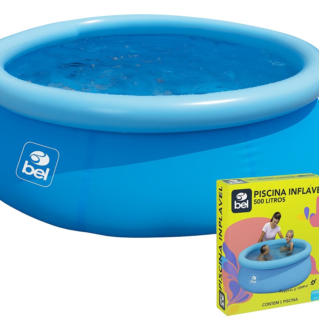 Piscina Inflável Bel Life 500L Azul – 152 x 38 cm, Bel Fix (P55)