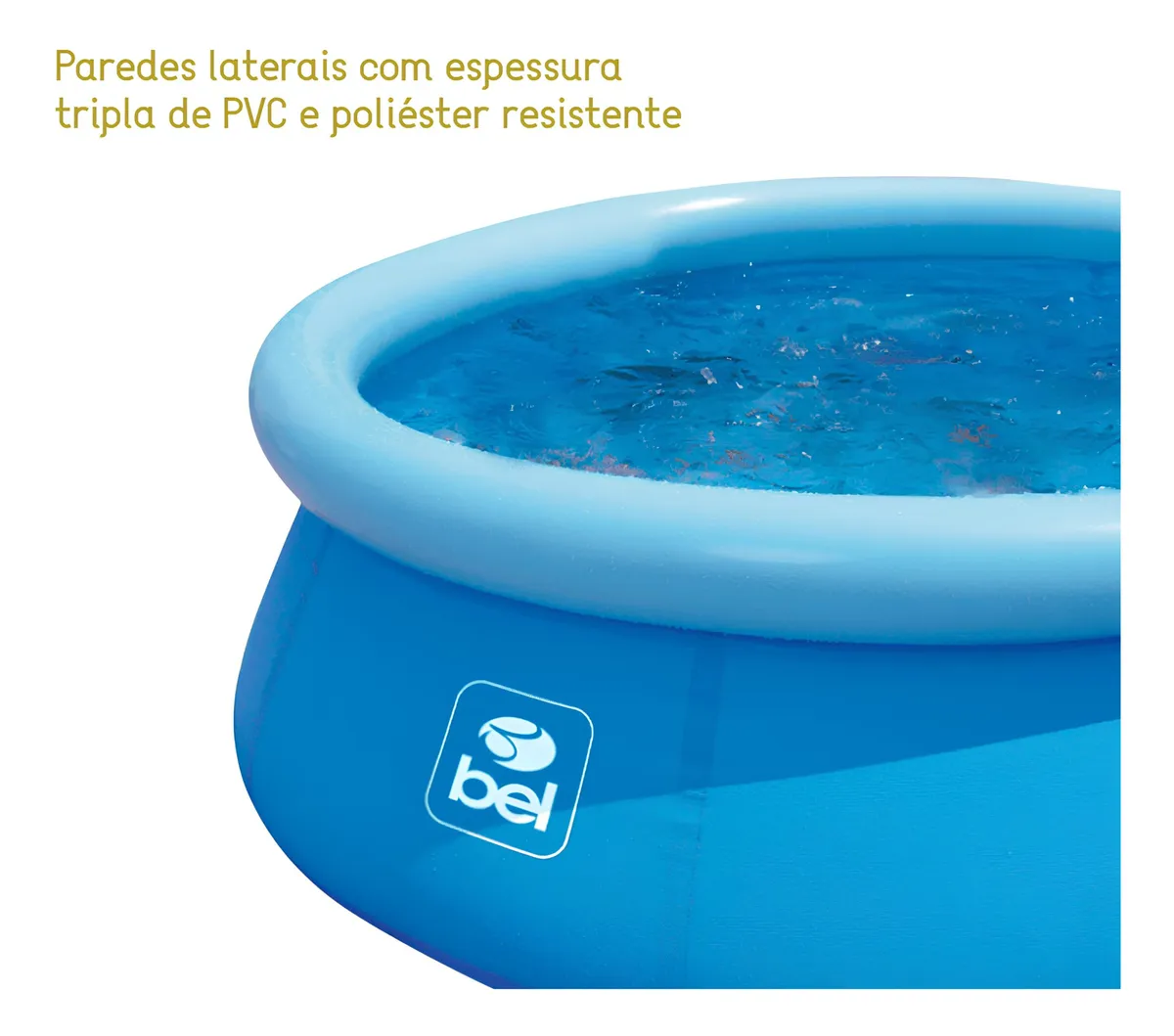 Piscina Inflável Bel Life 500L Azul – 152 x 38 cm, Bel Fix (P55) - Imagem 4